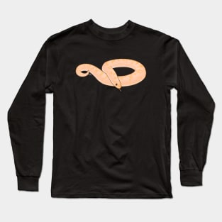 Albino Kenyan Sand Boa Long Sleeve T-Shirt